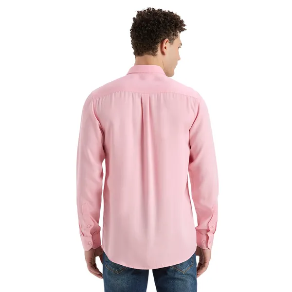 Cherry_Blossom_Pink_Casual_Full_Sleeves_Cotton_Shirt_For_Men