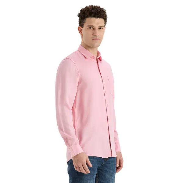 Cherry_Blossom_Pink_Casual_Full_Sleeves_Cotton_Shirt_For_Men