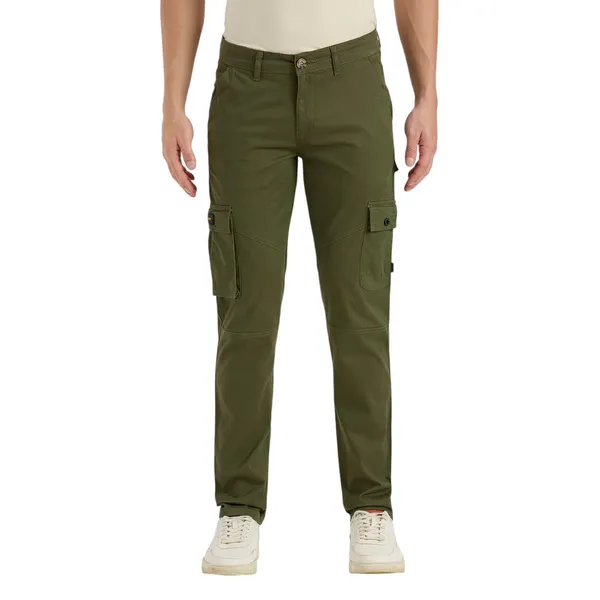 Olive_Casual_Cotton_Cargo_Pants_For_Men