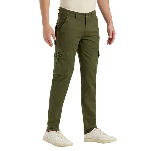 Olive_Casual_Cotton_Cargo_Pants_For_Men