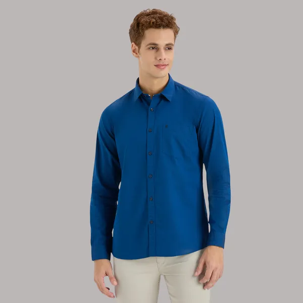 Capri_Blue_Casual_Full_Sleeves_Cotton_Shirt_For_Men