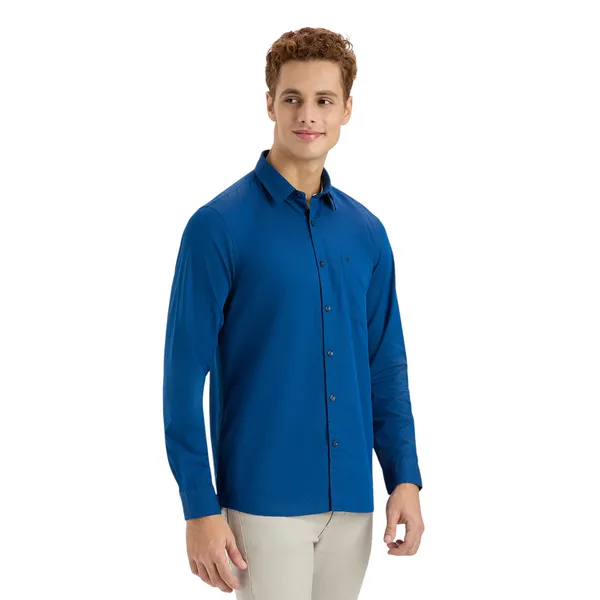 Capri_Blue_Casual_Full_Sleeves_Cotton_Shirt_For_Men