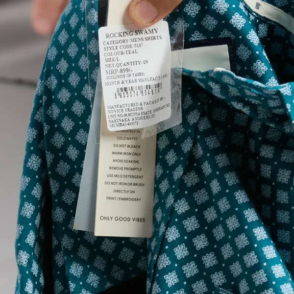 Teal_Casual_Full_Sleeves_Cotton_Shirt_For_Men