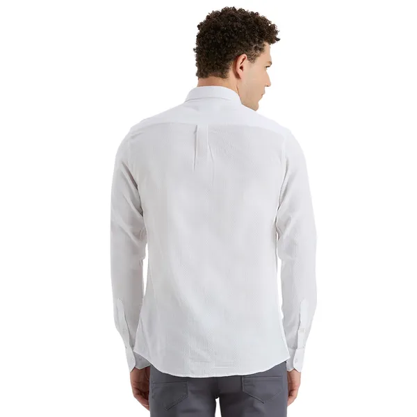 White_Casual_Full_Sleeves_Cotton_Shirt_For_Men