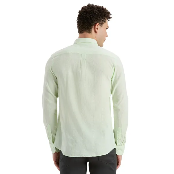 Light_Green_Casual_Full_Sleeves_Cotton_Shirt_For_Men