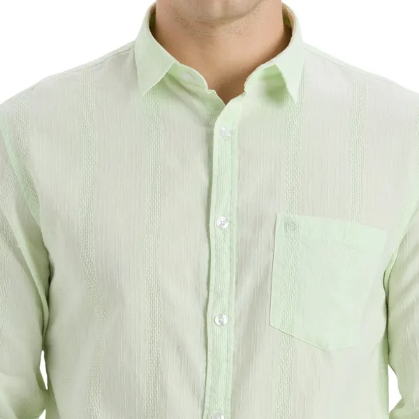 Light_Green_Casual_Full_Sleeves_Cotton_Shirt_For_Men