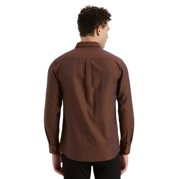 Cinnamon_Brown_Casual_Full_Sleeves_Cotton_Shirt_For_Men