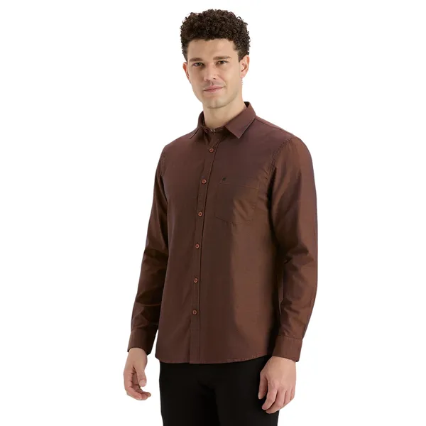 Cinnamon_Brown_Casual_Full_Sleeves_Cotton_Shirt_For_Men