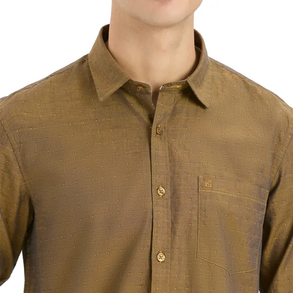 Tortilla_Brown_Casual_Full_Sleeves_Cotton_Shirt_For_Men