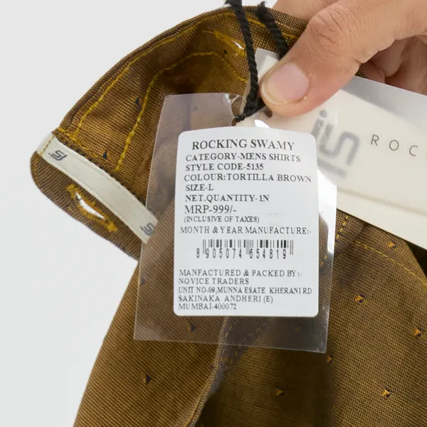 Tortilla_Brown_Casual_Full_Sleeves_Cotton_Shirt_For_Men