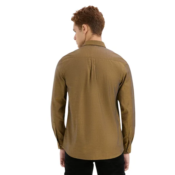 Tortilla_Brown_Casual_Full_Sleeves_Cotton_Shirt_For_Men