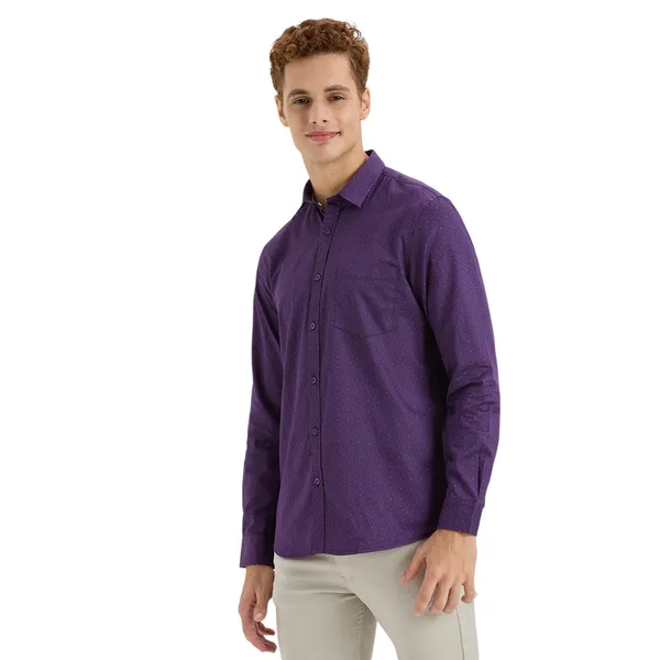 Purple_Casual_Full_Sleeves_Cotton_Shirt_For_Men