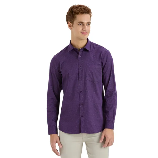 Purple_Casual_Full_Sleeves_Cotton_Shirt_For_Men