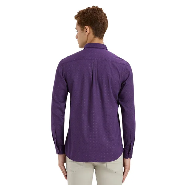 Purple_Casual_Full_Sleeves_Cotton_Shirt_For_Men