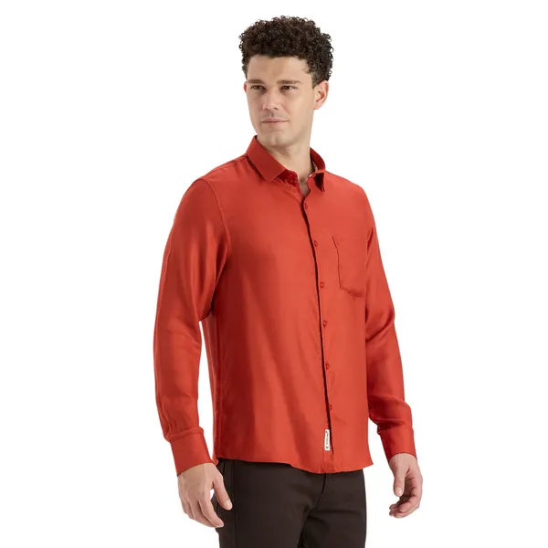 Rust_Casual_Full_Sleeves_Cotton_Shirt_For_Men