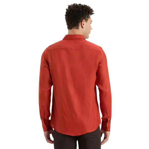 Rust_Casual_Full_Sleeves_Cotton_Shirt_For_Men