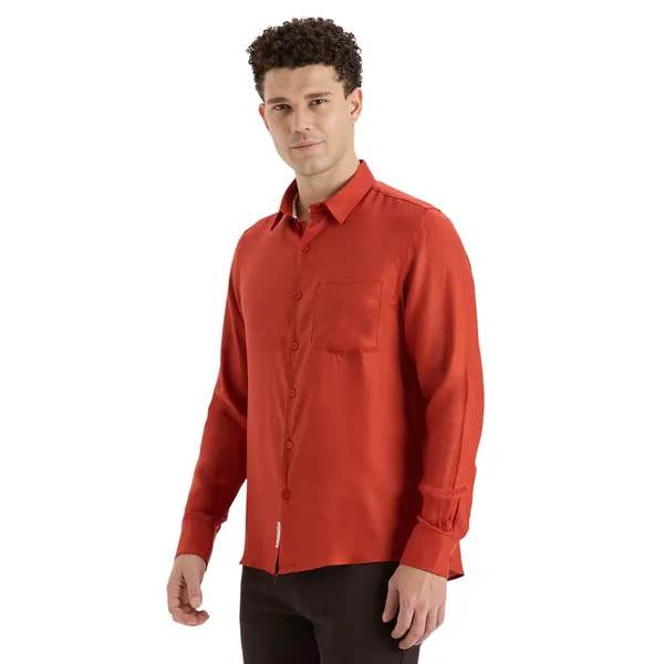 Rust_Casual_Full_Sleeves_Cotton_Shirt_For_Men