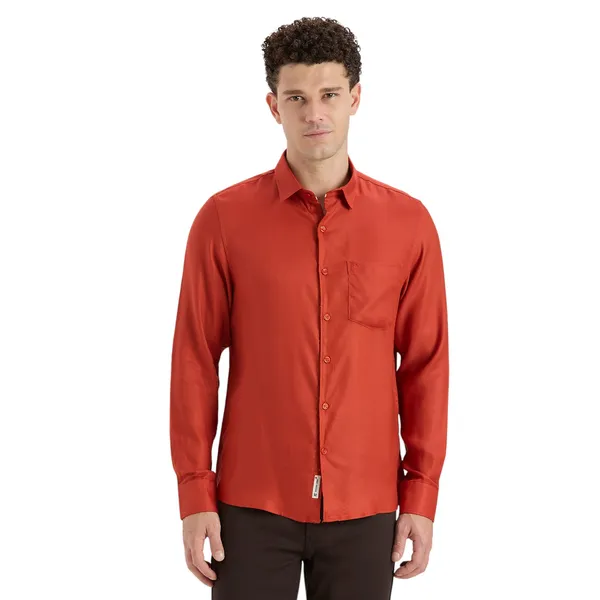 Rust_Casual_Full_Sleeves_Cotton_Shirt_For_Men