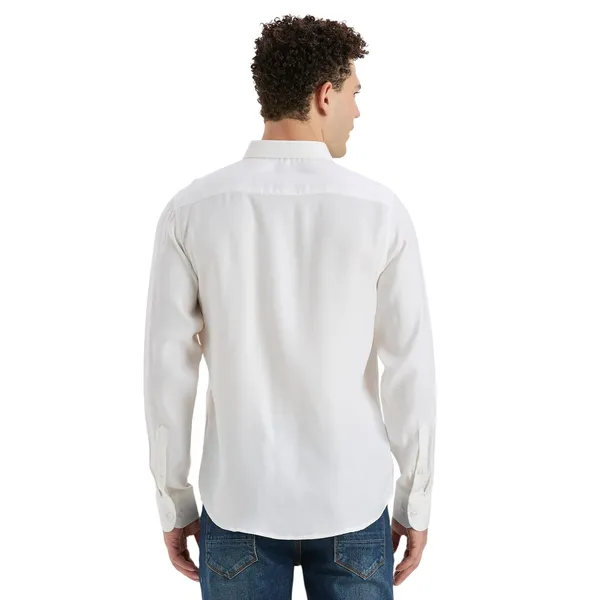 Ecru_Casual_Full_Sleeves_Cotton_Shirt_For_Men