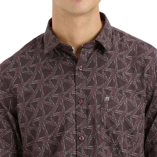 Dark_Coffee_Casual_Full_Sleeves_Cotton_Shirt_For_Men