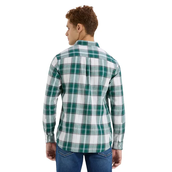 Green_Casual_Full_Sleeves_Cotton_Shirt_For_Men