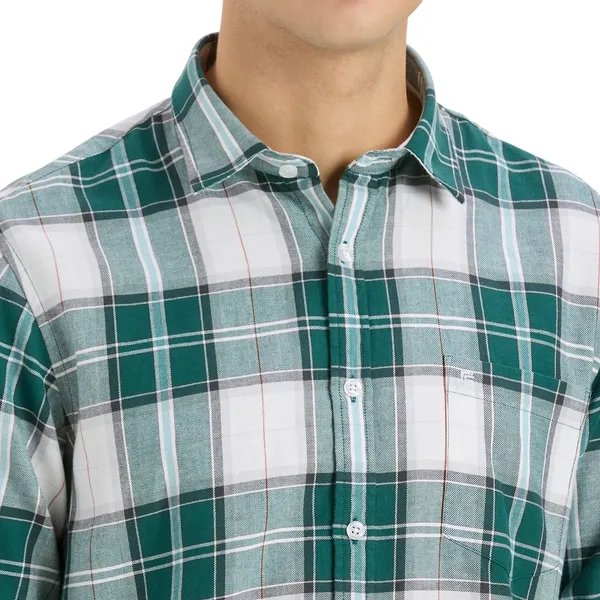 Green_Casual_Full_Sleeves_Cotton_Shirt_For_Men