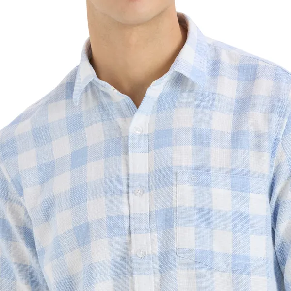 Ice_Blue_Casual_Full_Sleeves_Cotton_Shirt_For_Men