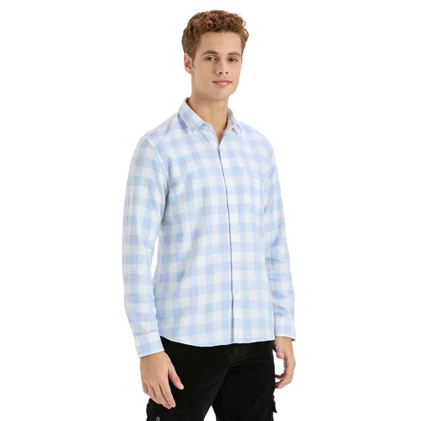 Ice_Blue_Casual_Full_Sleeves_Cotton_Shirt_For_Men