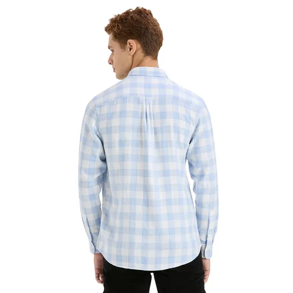Ice_Blue_Casual_Full_Sleeves_Cotton_Shirt_For_Men