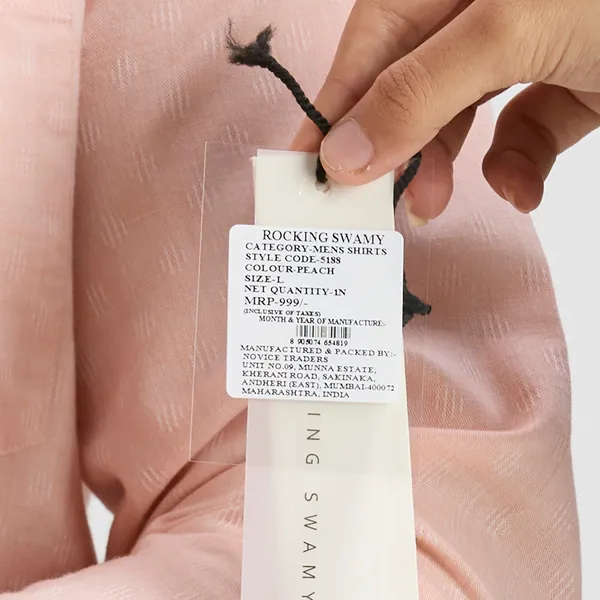 Peach_Casual_Full_Sleeves_Cotton_Shirt_For_Men