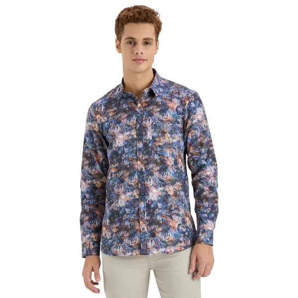 Navy_Casual_Full_Sleeves_Cotton_Shirt_For_Men