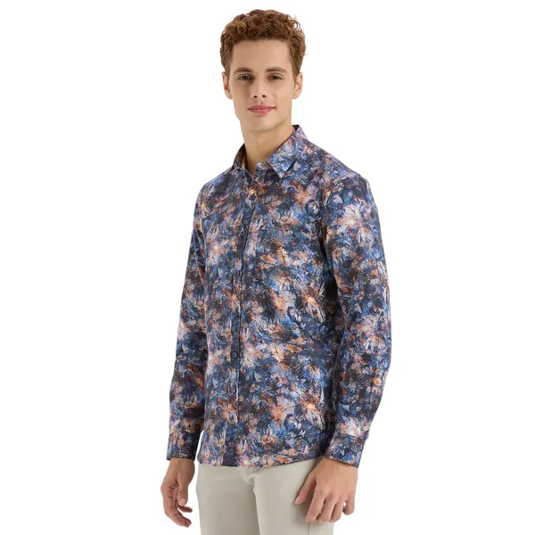 Navy_Casual_Full_Sleeves_Cotton_Shirt_For_Men