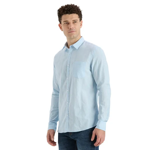 Sky_Blue_Casual_Full_Sleeves_Cotton_Shirt_For_Men