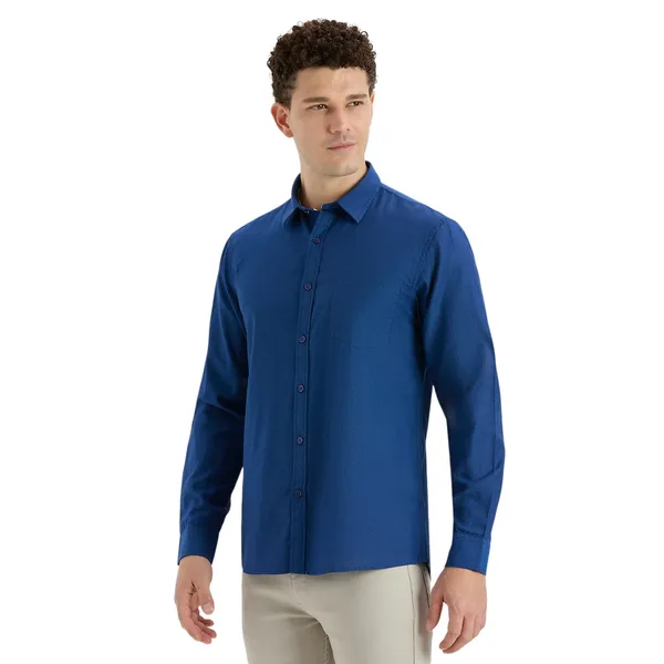 Radiant_Blue_Casual_Full_Sleeves_Cotton_Shirt_For_Men