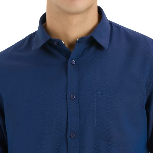 Prussian_Blue_Casual_Full_Sleeves_Cotton_Shirt_For_Men