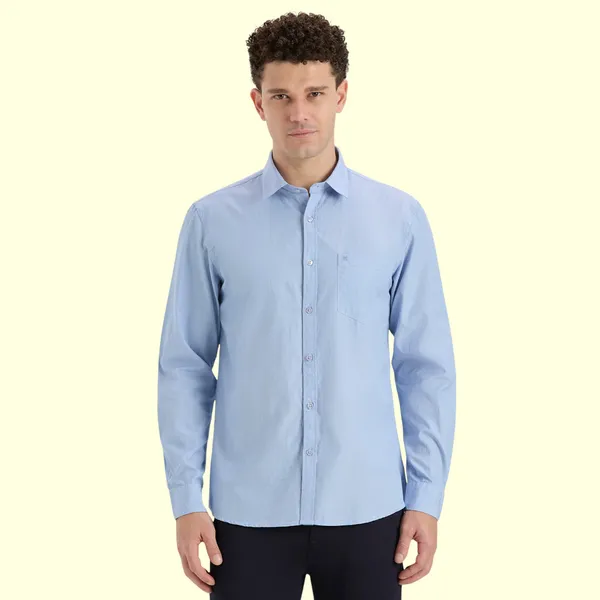 Ice_Blue_Casual_Full_Sleeves_Cotton_Shirt_For_Men