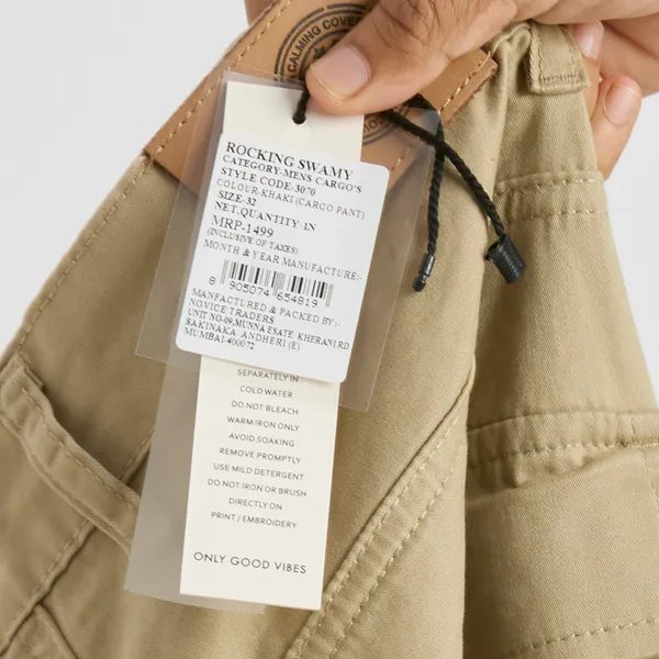 Khaki_Casual_Cotton_Cargo_Pants_For_Men