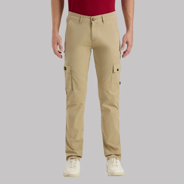 Khaki_Casual_Cotton_Cargo_Pants_For_Men