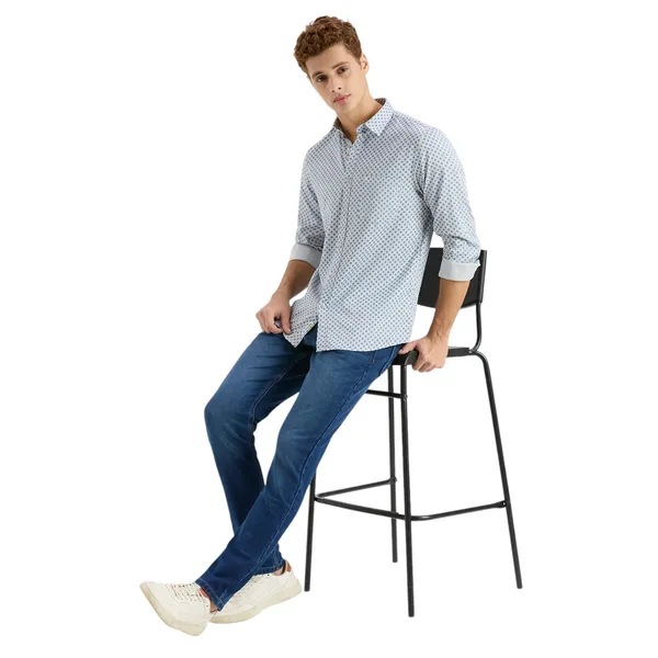 Blue_Casual_Full_Sleeves_Cotton_Shirt_For_Men