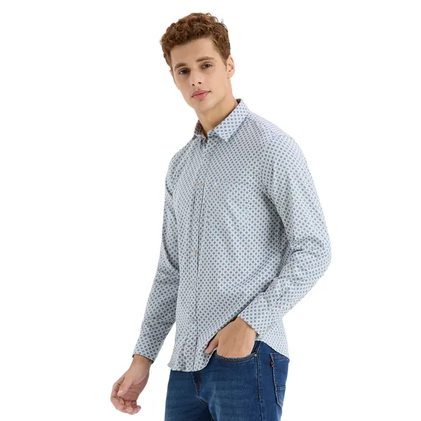 Blue_Casual_Full_Sleeves_Cotton_Shirt_For_Men
