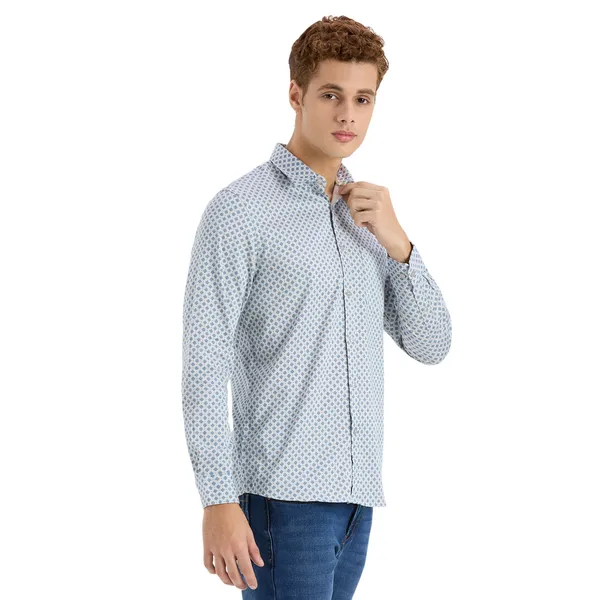 Blue_Casual_Full_Sleeves_Cotton_Shirt_For_Men