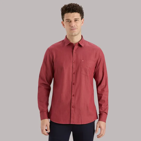 Dark_Rose_Casual_Full_Sleeves_Cotton_Shirt_For_Men