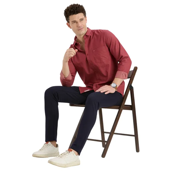 Dark_Rose_Casual_Full_Sleeves_Cotton_Shirt_For_Men