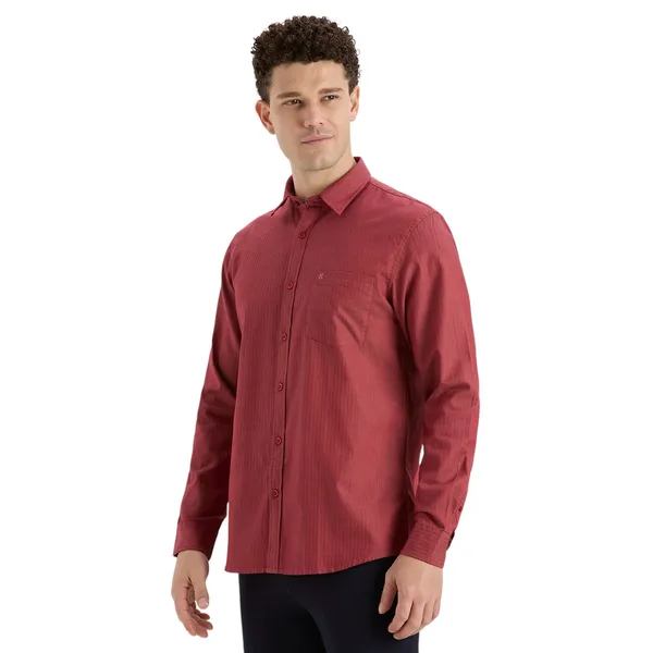 Dark_Rose_Casual_Full_Sleeves_Cotton_Shirt_For_Men