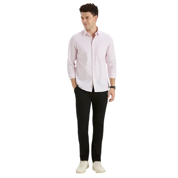 Light_Pink_Casual_Full_Sleeves_Cotton_Shirt_For_Men