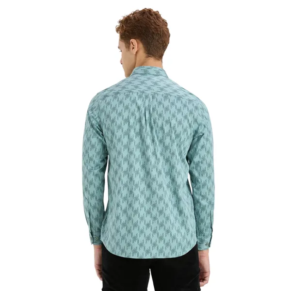 Green_Casual_Full_Sleeves_Cotton_Shirt_For_Men