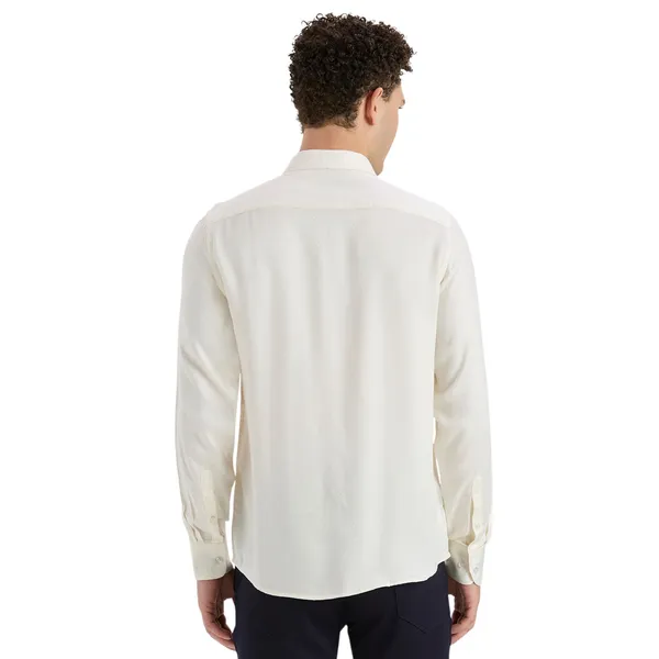 Cream_Casual_Full_Sleeves_Cotton_Shirt_For_Men