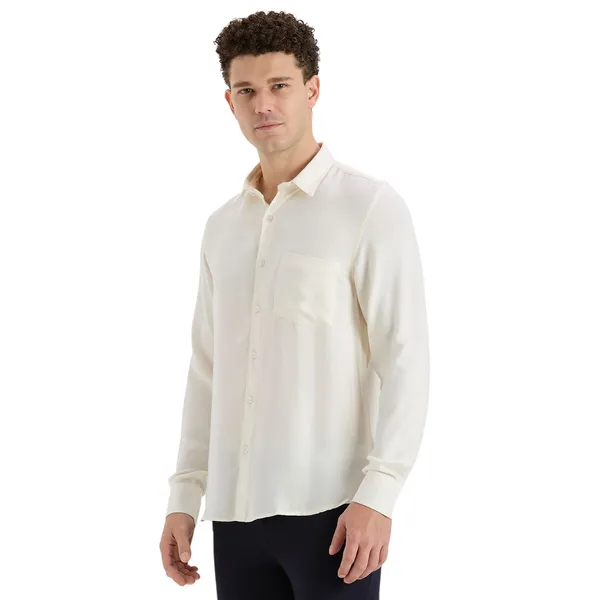 Cream_Casual_Full_Sleeves_Cotton_Shirt_For_Men