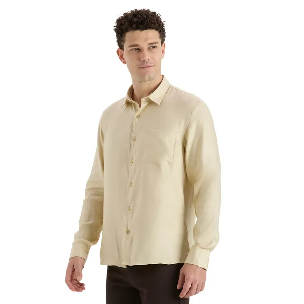 Beige_Casual_Full_Sleeves_Cotton_Shirt_For_Men