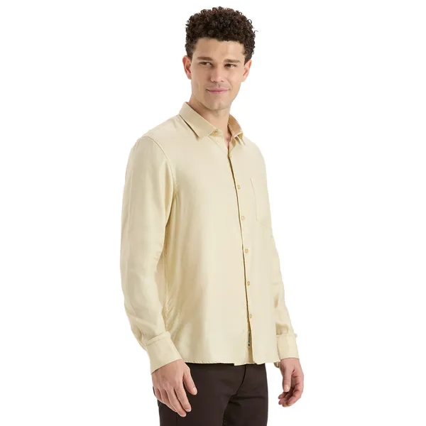 Beige_Casual_Full_Sleeves_Cotton_Shirt_For_Men